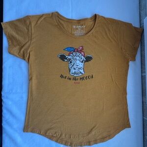 Ariat Mustard Yellow Graphic T-Shirt